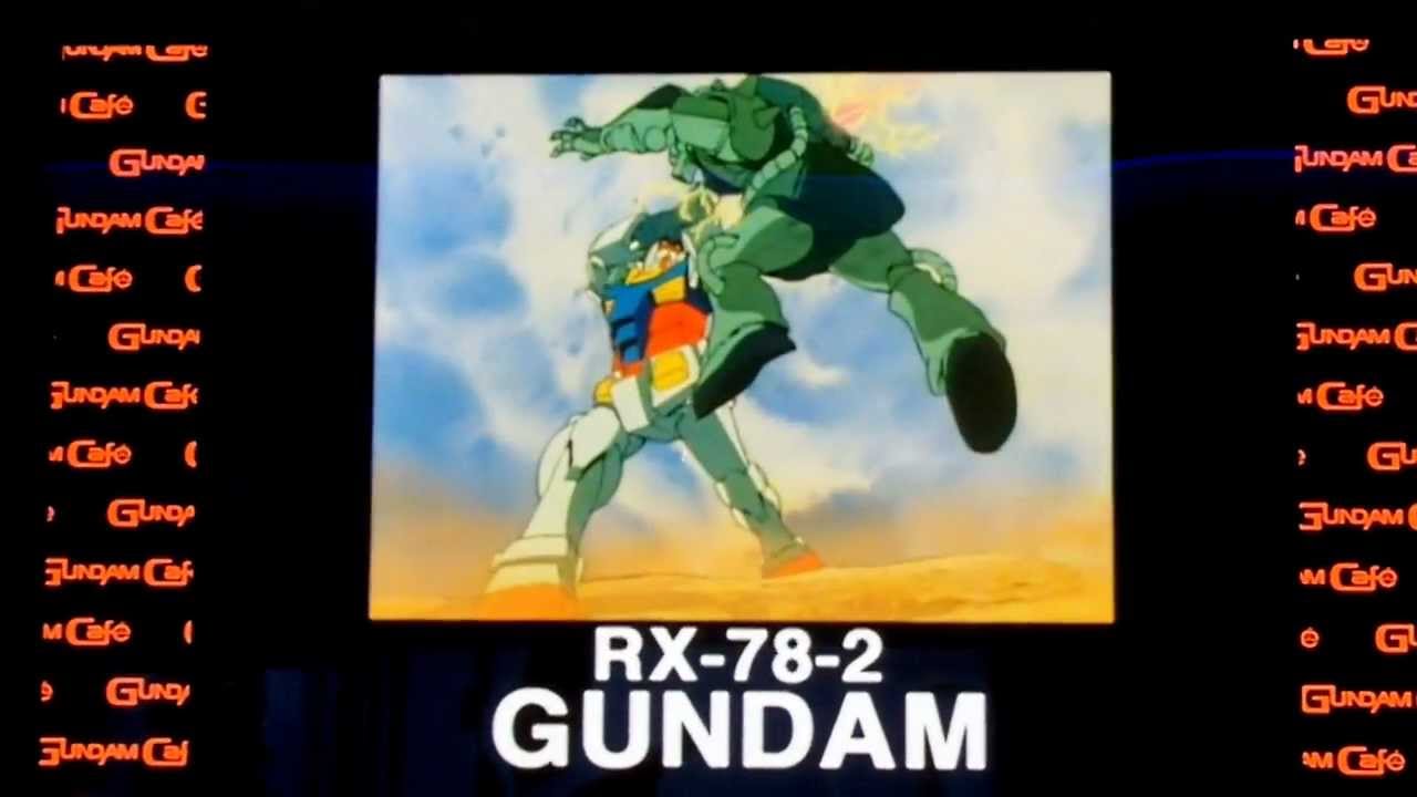 Gundam Cafe - history of Mobile Suit Gundam