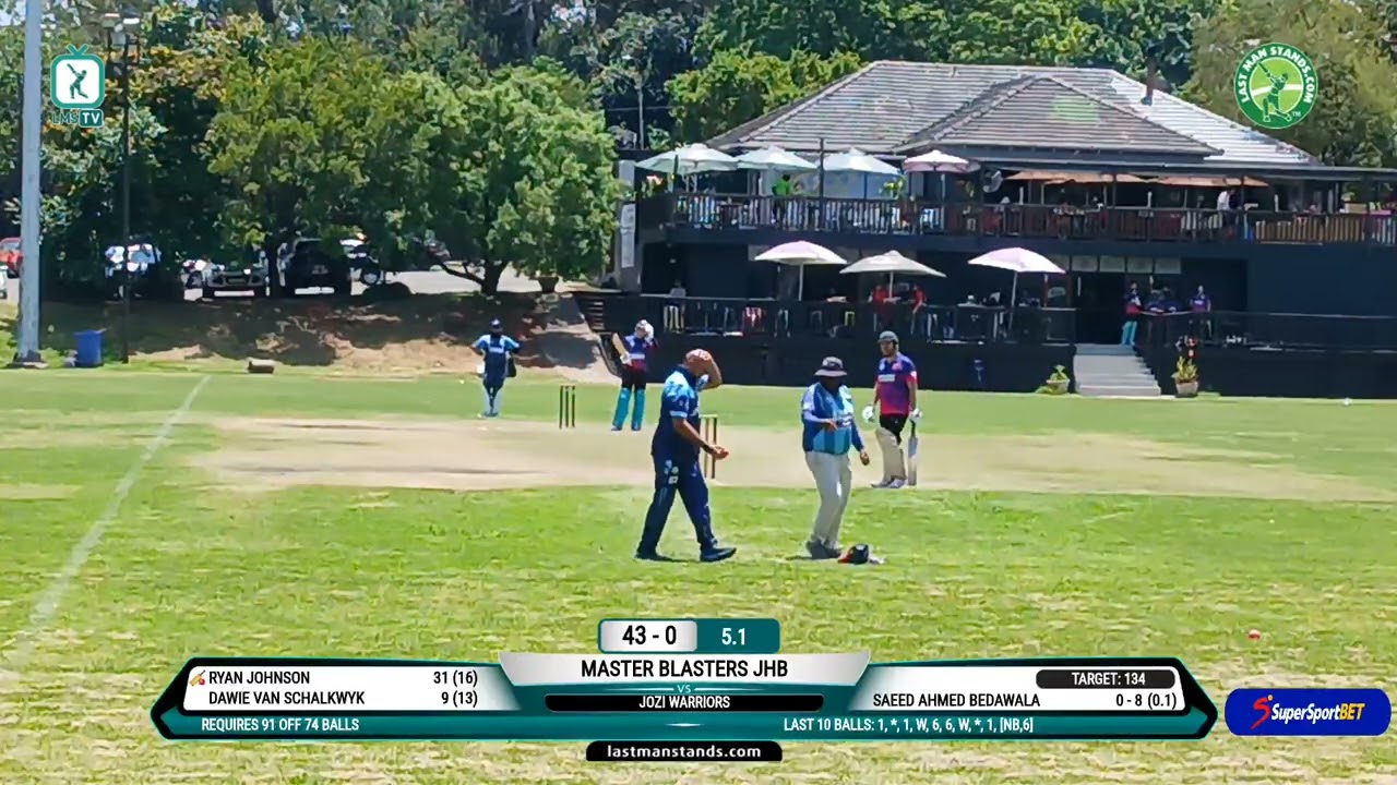 Match Highlights: Jozi Warriors Vs Master Blasters JHB
