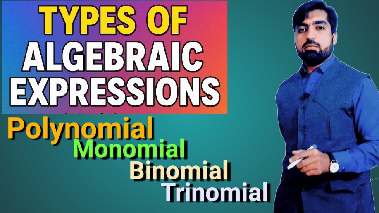 Types of Algebraic Expressions | Monomial, Binomial, Trinomial & Polynomial | in Urdu / Hindi