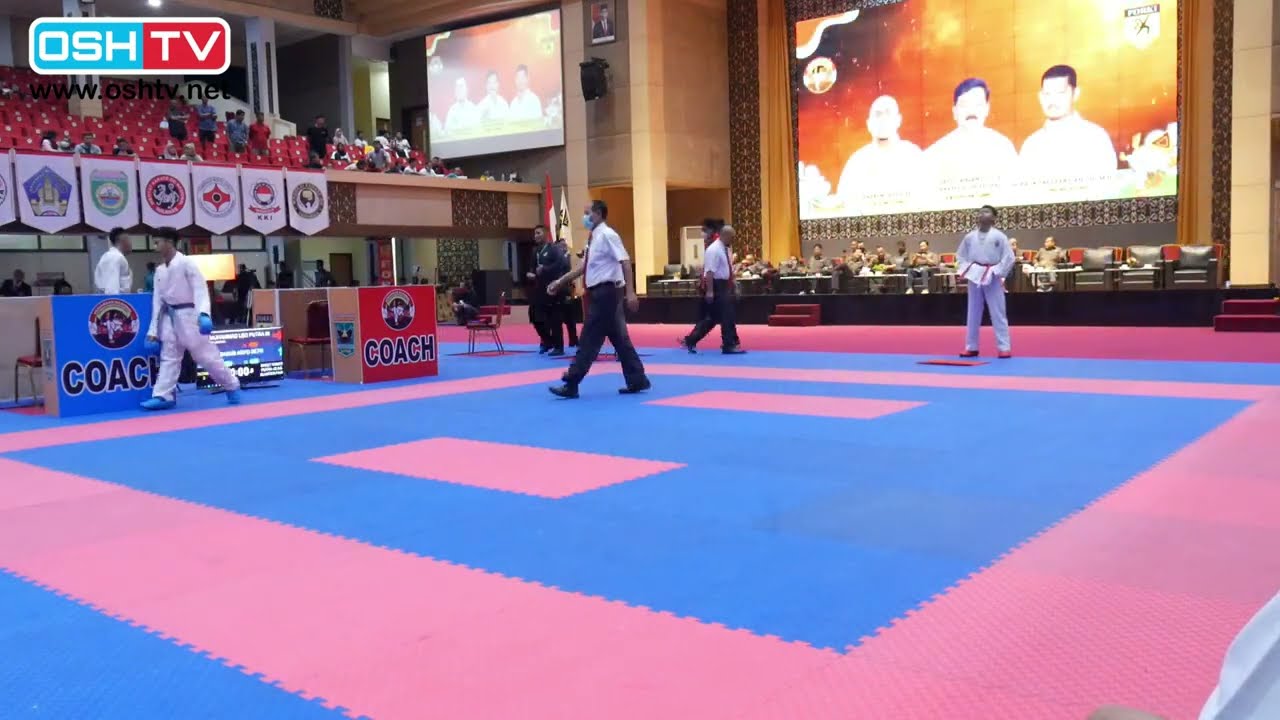 Gilang (SUMBAR A) Vs Sultan (JATIM) - Kadet Kumite Putra -63 Kg - Kejurnas Piala Ketum PB FORKI 2022