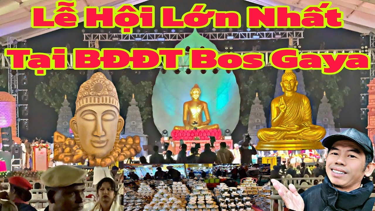 Ngày Lễ Hội...Tưng Bừng Tại Bồ Đề Đạo Tràng, Bos Gaya..#nguyendongthap #myvlog #thayminhtue #minhtue