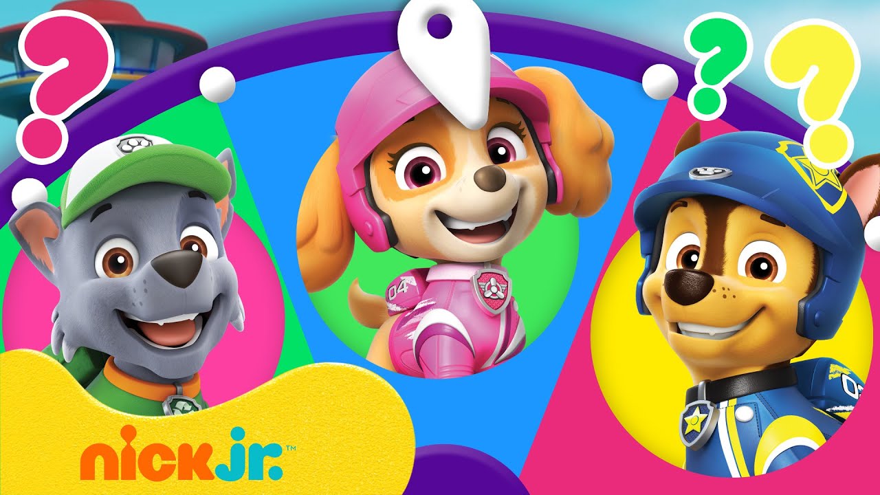 PAW Patrol Rescue Wheels Spin the Wheel #3 w/ Chase & Rocky! | Games For Kids | Nick Jr.