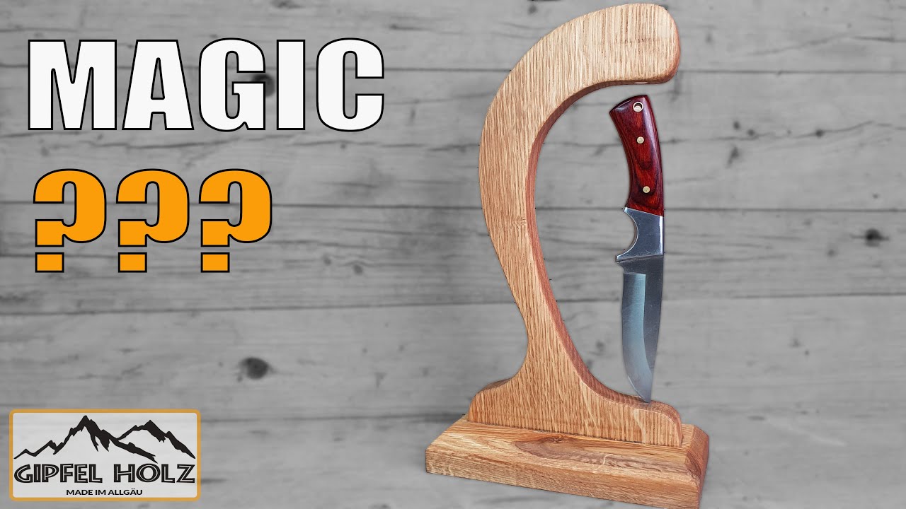 Как сделать держатель для волшебных ножей - Проект Quick Wood - Держатель для волшебных ножей