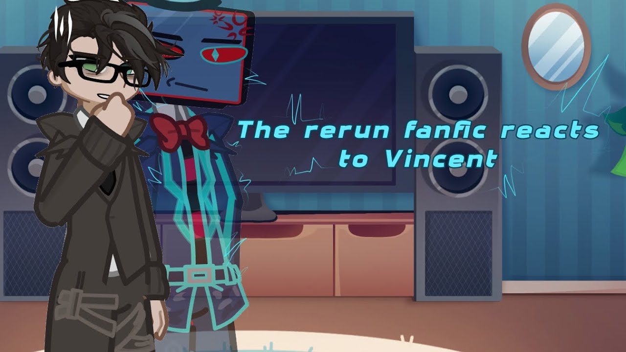 •The Rerun fanfic reacts to Vincent• | hazbin hotel | (murdermedia/radiostatic)