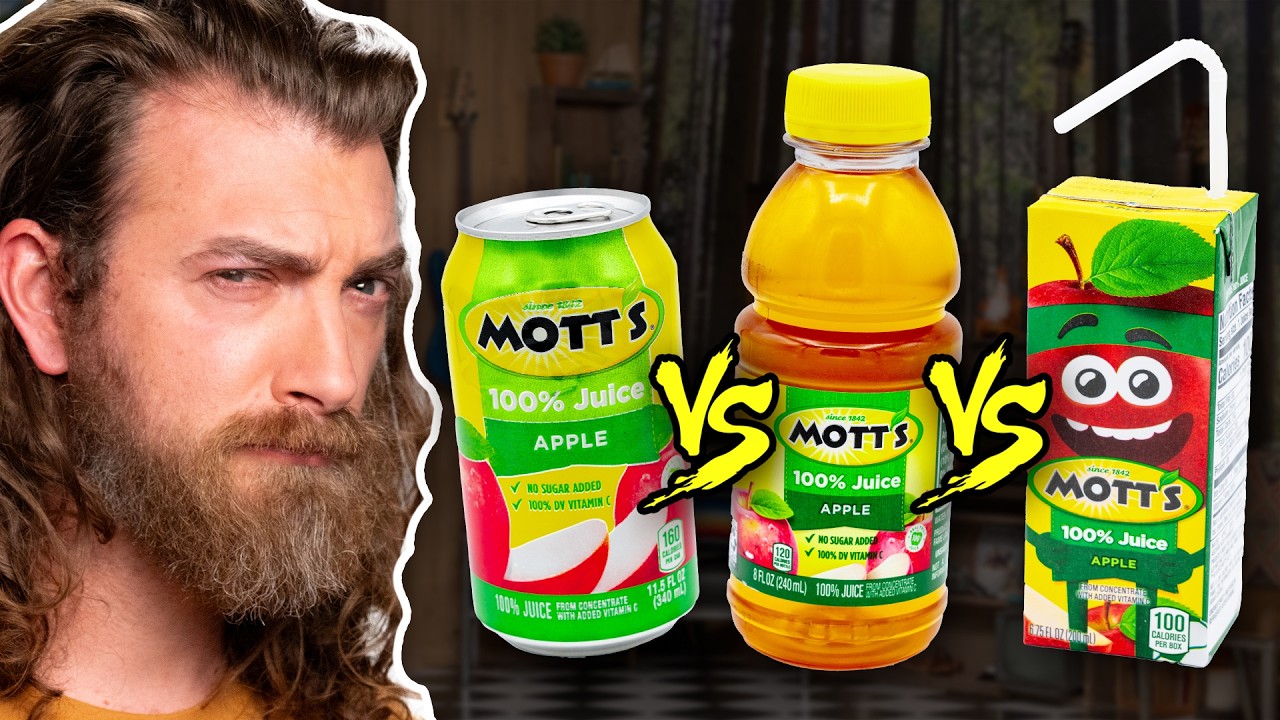 Can vs Bottle vs Box (Taste Test)