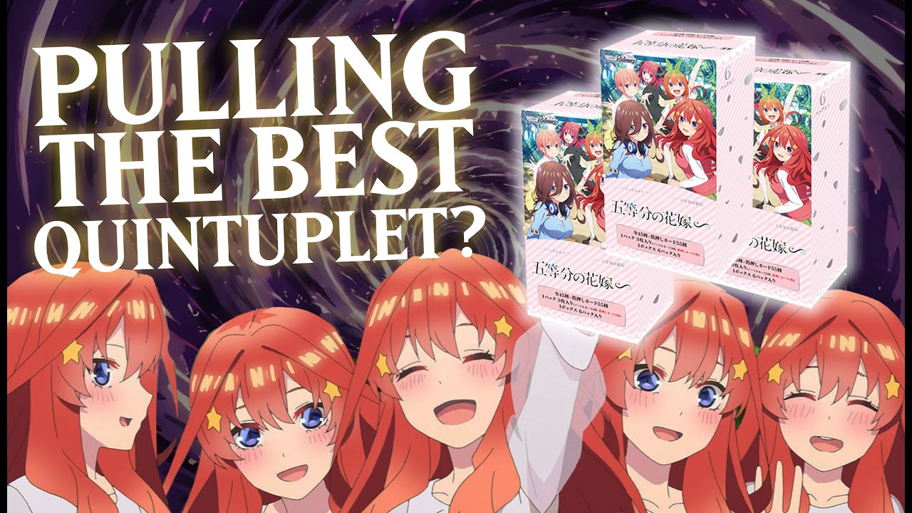 Opening packs for the BEST GIRL! -  NEW Quintessential Quintuplets Weiss Schwarz Premium Booster