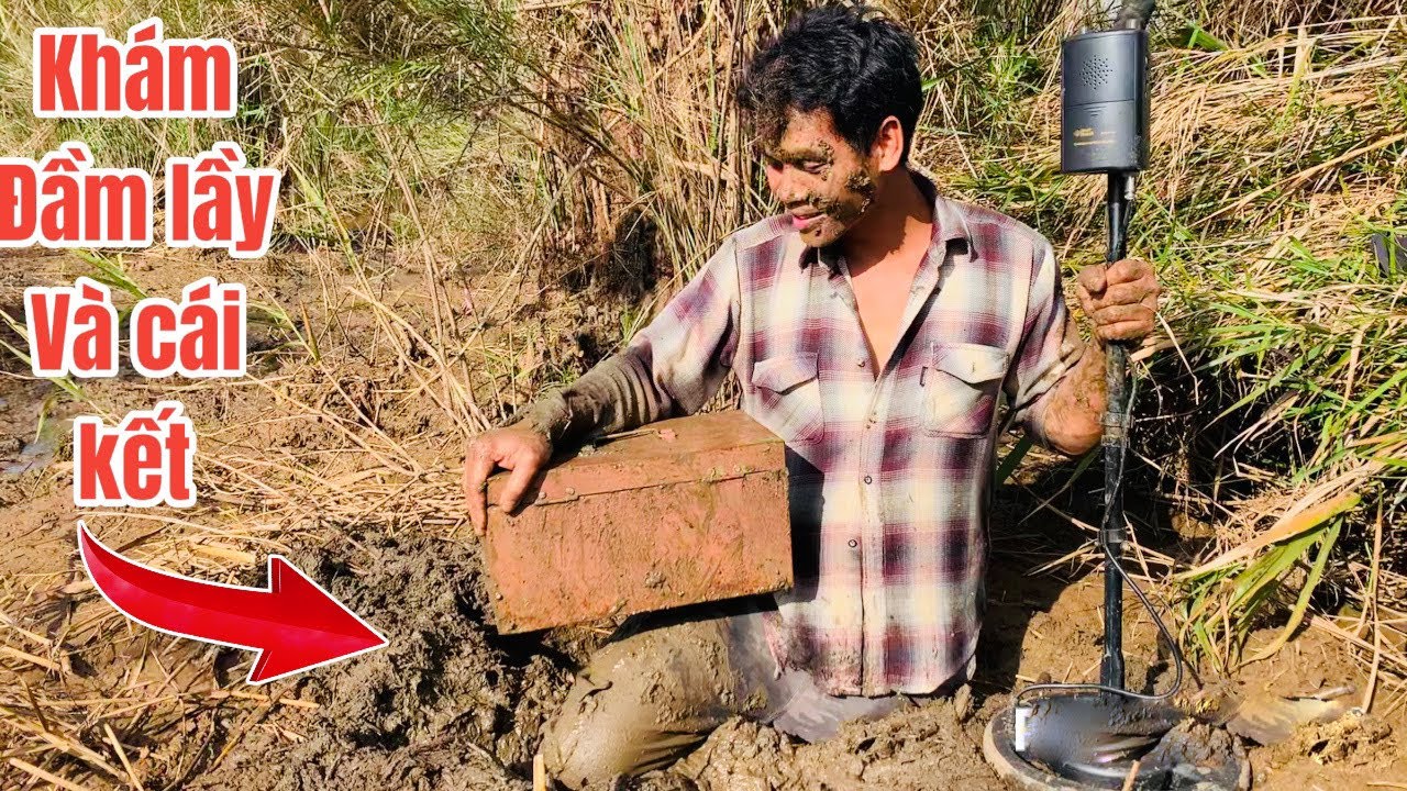 Thử Khám Phá Trong [ đầm lây ] Tây Nguyên Băng Máy Do Vàng Kim Loại va cái kết [ ymuelvlog ]