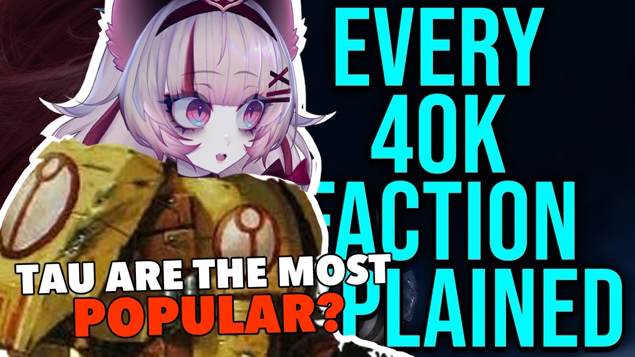 There's Even MORE?! | Every single Warhammer 40k (WH40k) Faction Explained 2 | Bricky Vtuber React