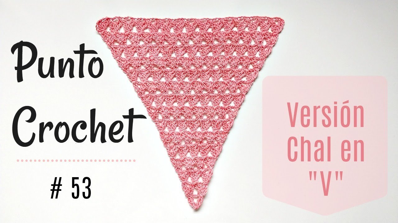 PUNTO CROCHET PARA CHAL EN 