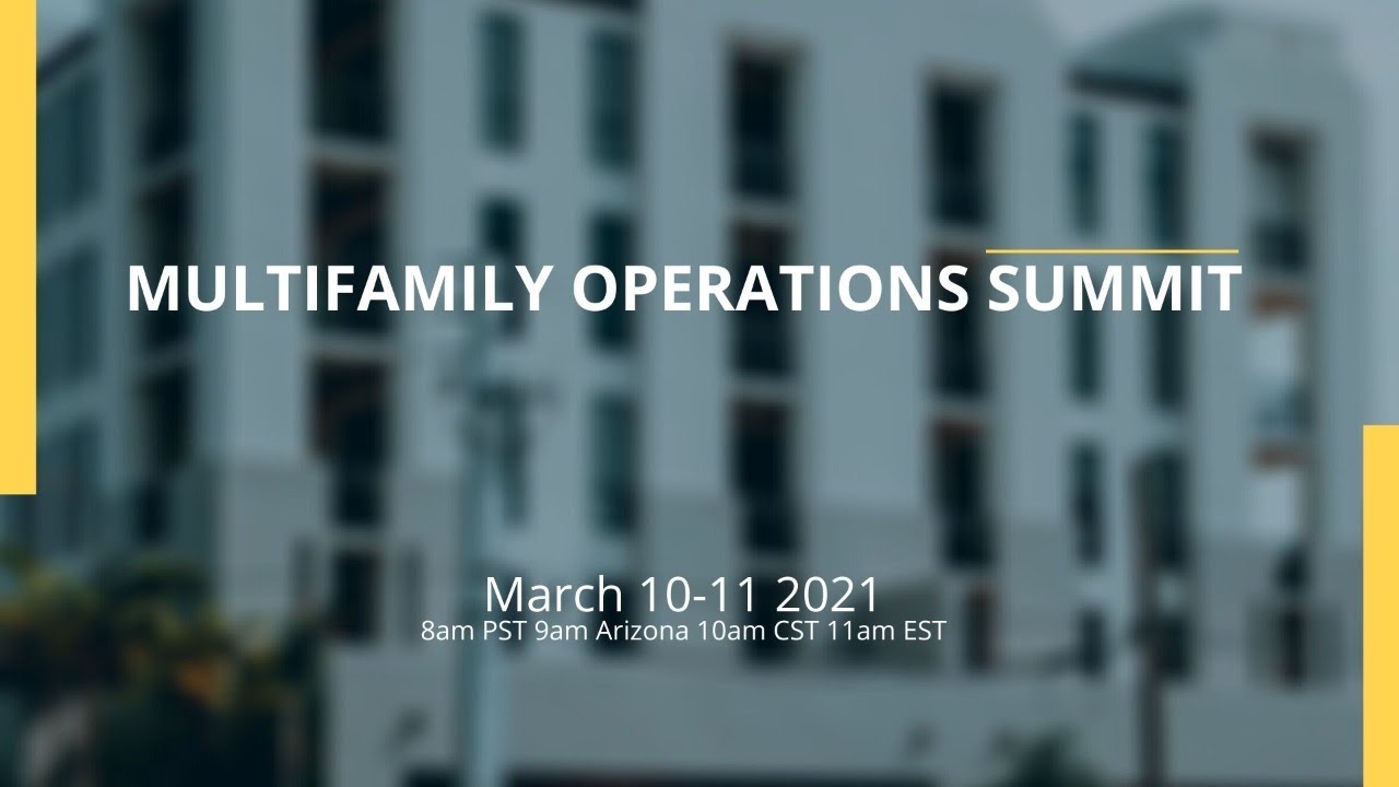 Multifamily Operations Summit Day 2