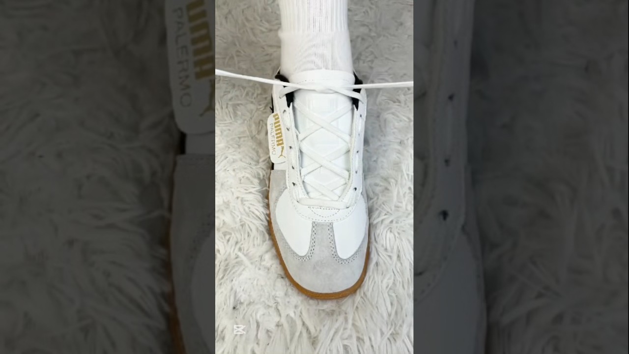 how to lace your puma&rsquo;s (Best Way) #lace #tutorial
