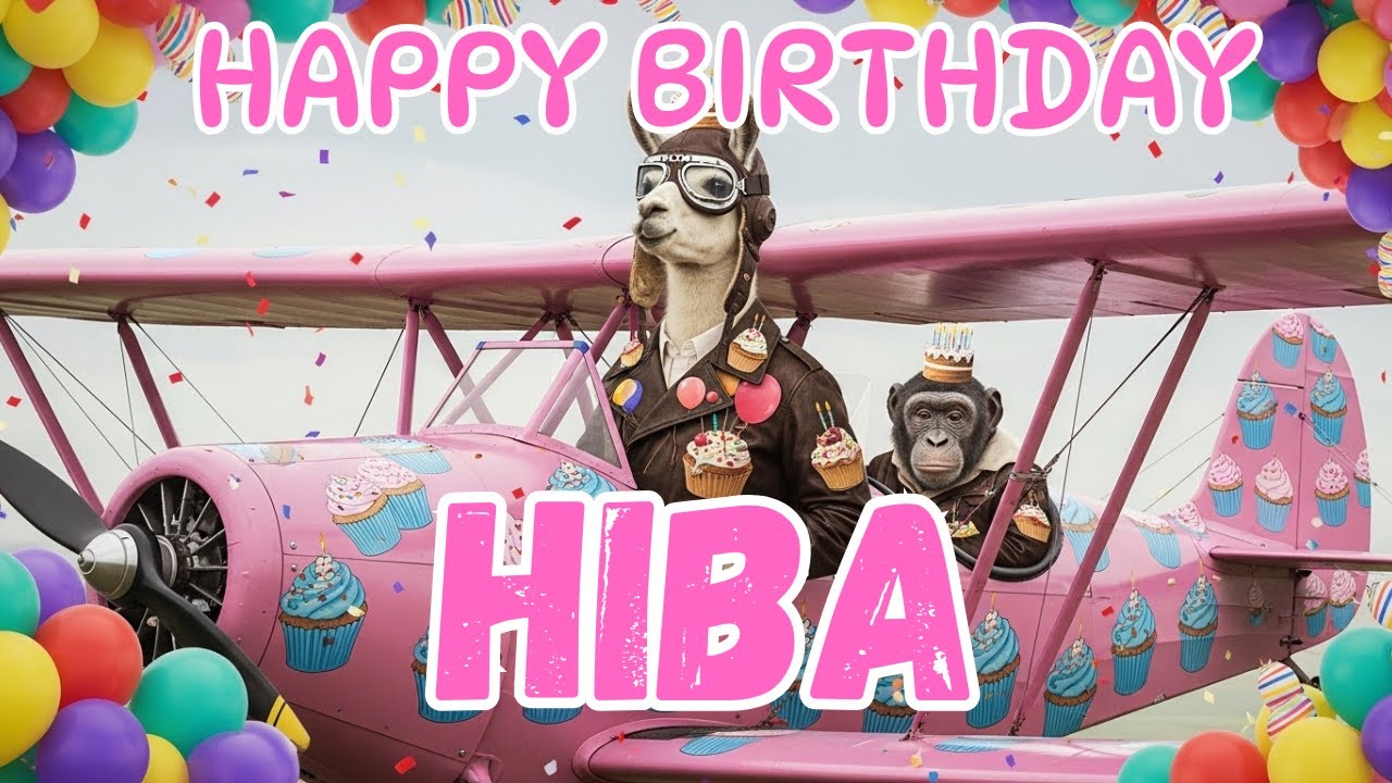 HIBA Happy Birthday Song - Happy Birthday to Hiba