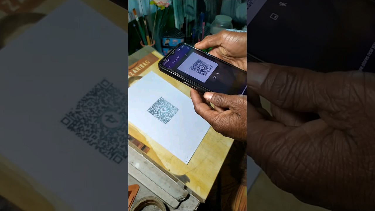 QR code ll scanner drawing 🎨 ll #shots #drawing #viral #shortsfeed #ytshorts