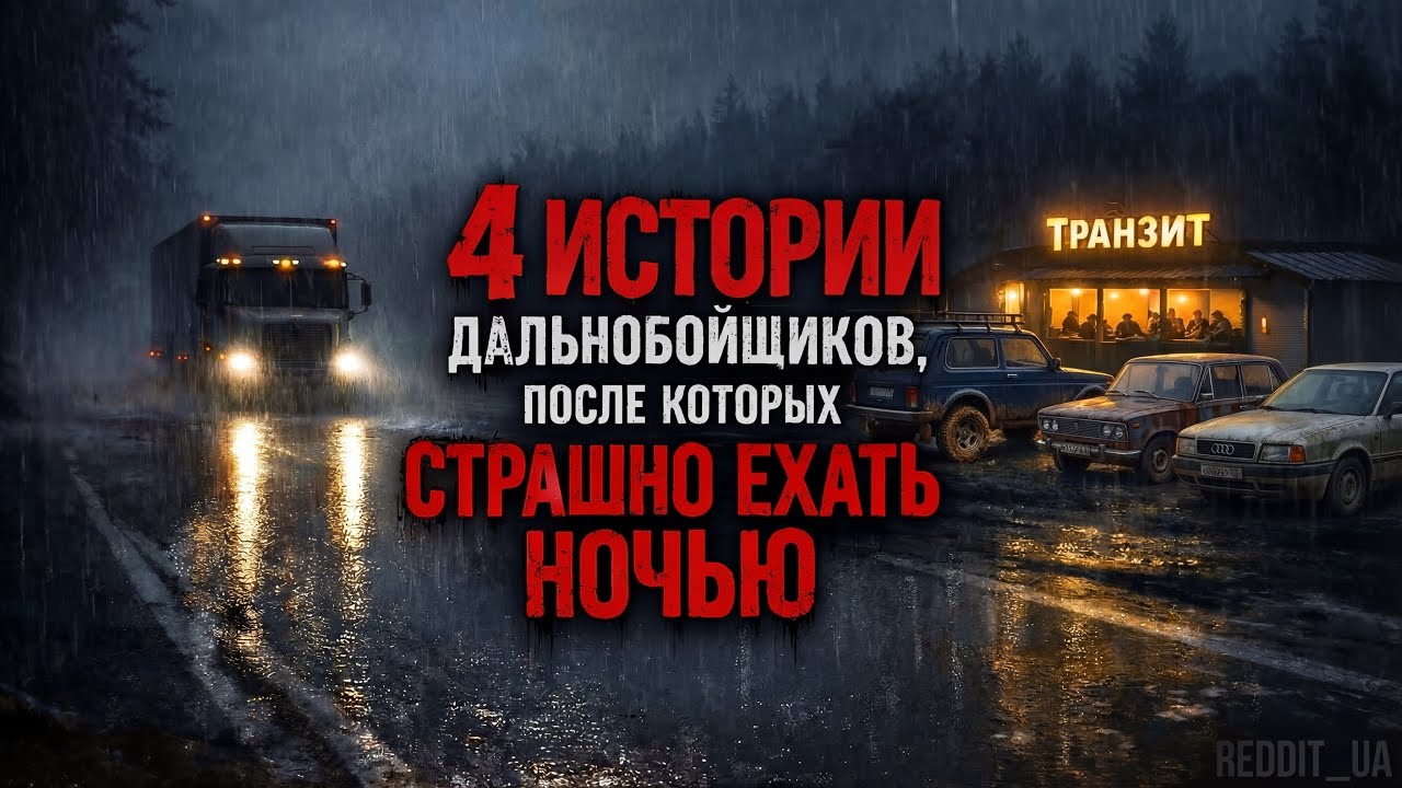 4 ИСТОРИИ ДАЛЬНОБОЙЩИКОВ, ПОСЛЕ КОТОРЫХ СТРАШНО ЕХАТЬ НОЧЬЮ | СТРАШНЫЕ ИСТОРИИ  | МИСТИКА #мистика 