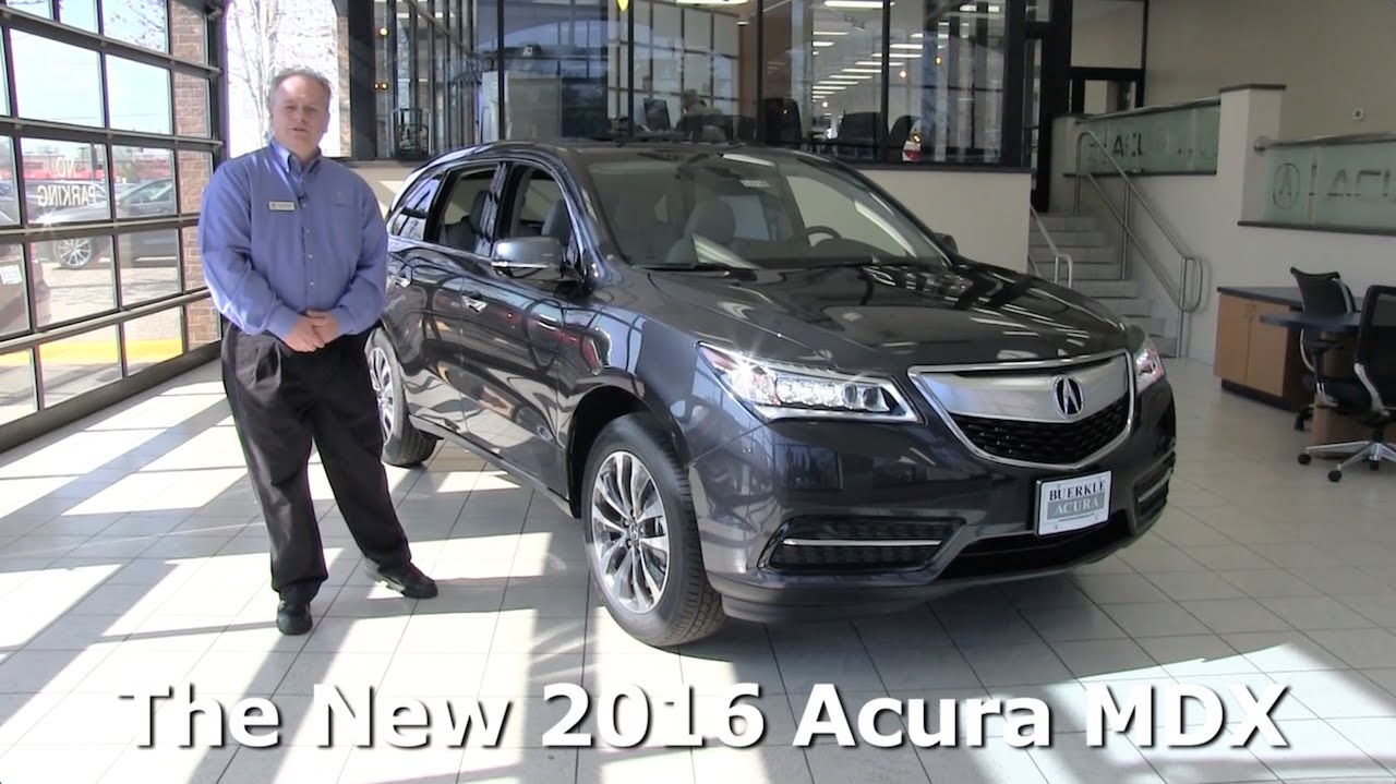 Review: The New 2016 Acura MDX Tech Package - Minneapolis, St Paul, Brooklyn Park, Bloomington MN