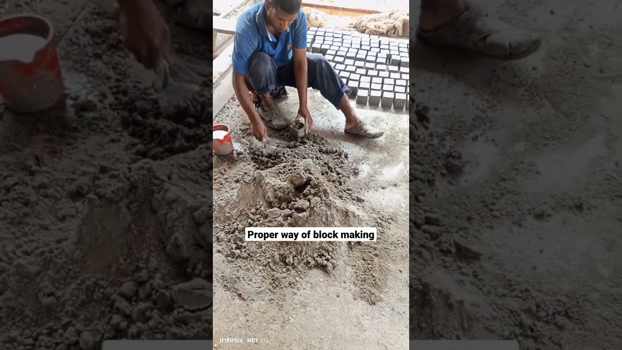That how you should Make cover Block #shorts #construction