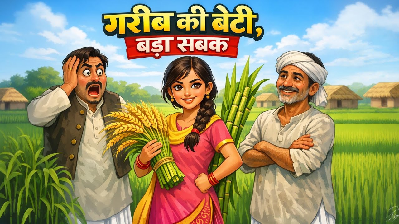 गरीब की बेटी, बड़ा सबक”, Moral Video, Moral Stories, Moral Stories For Kids,Cartoon, KY Kids Channel