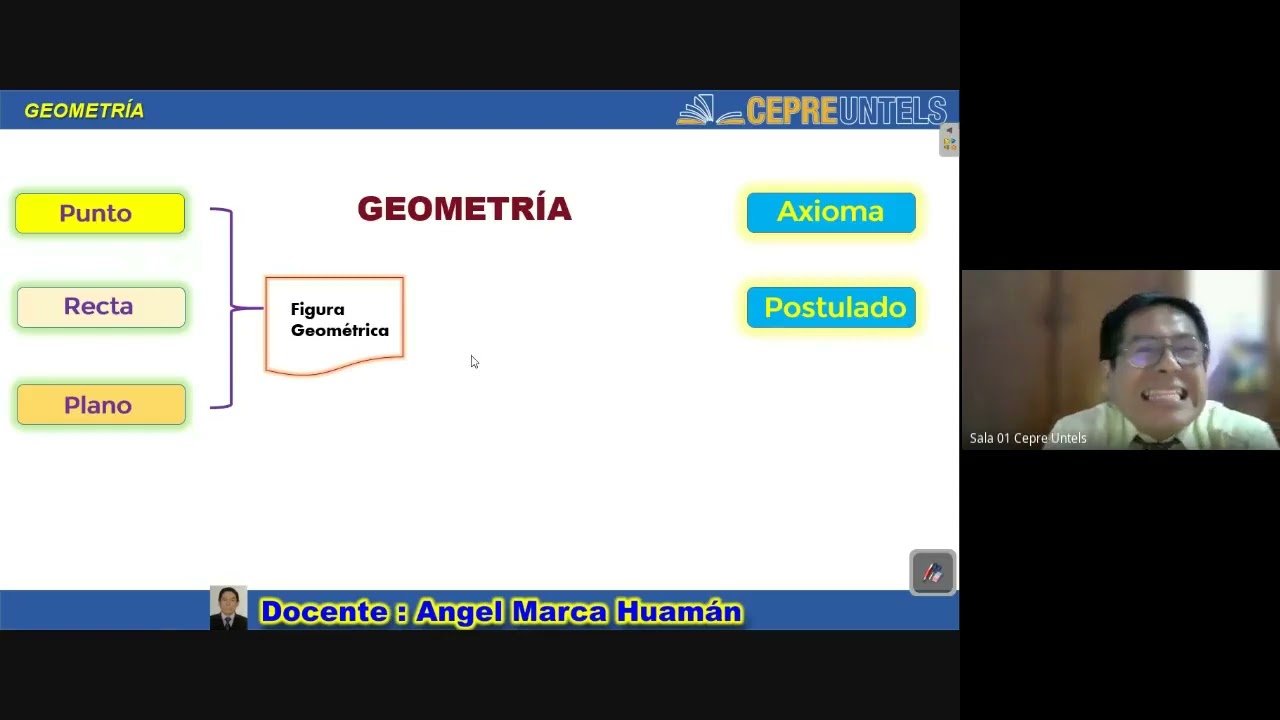 Segmentos y Ángulos - Geometría / Clase completa / Cepre Untels / Semana 1