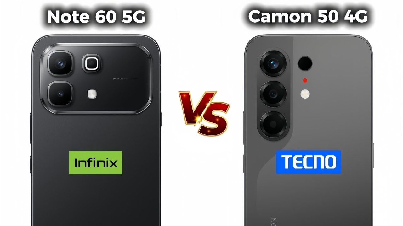 INFINIX Note 60 5G vs TECNO Camon 50 4G | Who is the best for you?