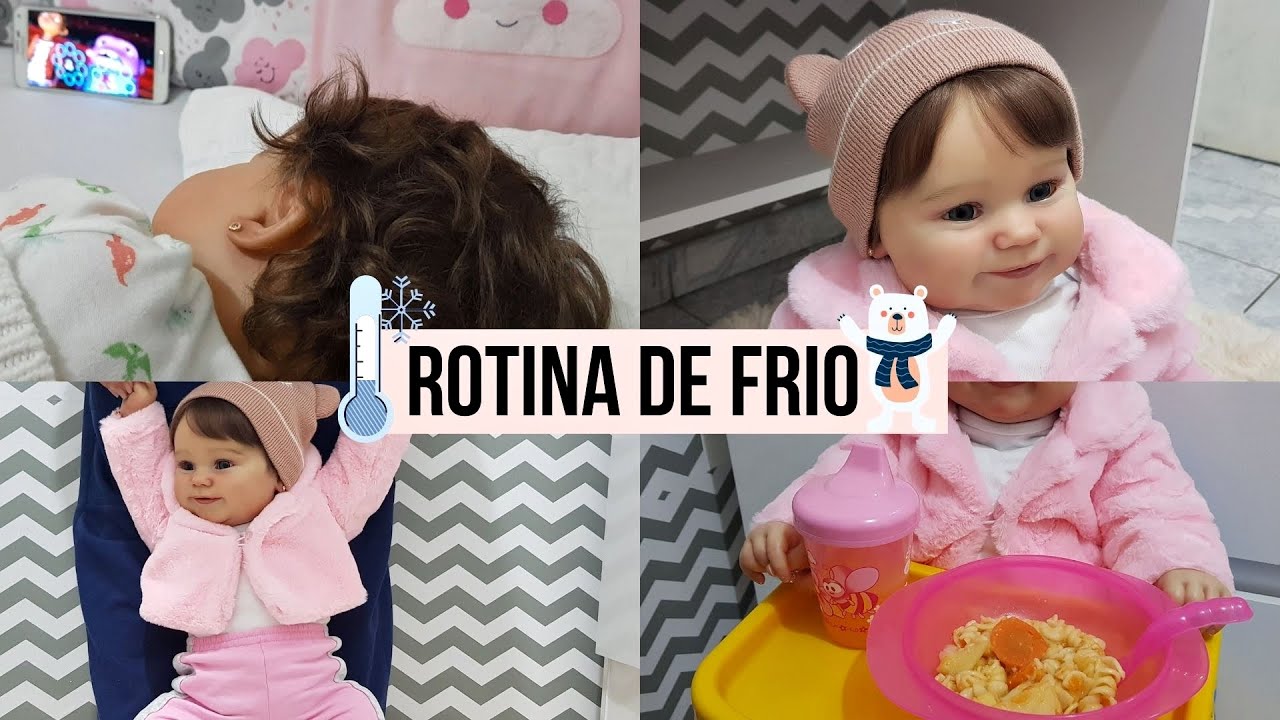 ROTINA DE FRIO DA BEBÊ REBORN LUNA ☃️❄