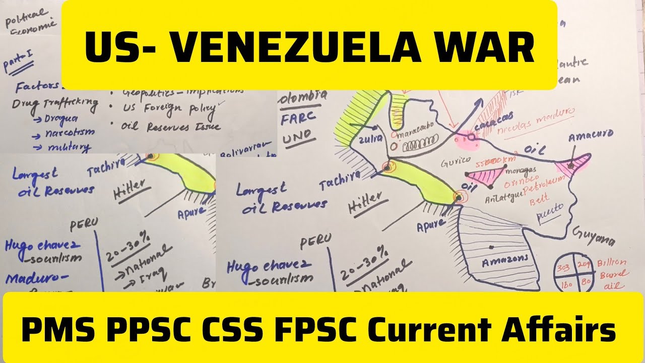 USA-Venezuela Crisis Under Trump | Complete Analysis Of Geopolitics | Current Affairs CSS PMS PPSC 