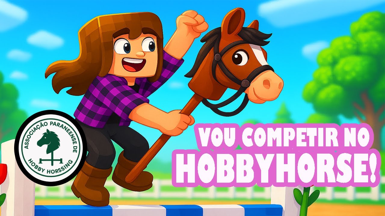 VOU PARTICIPAR DE UM CAMPEONATO DE HOBBYHORSE!​  - ROBLOX wild horse island