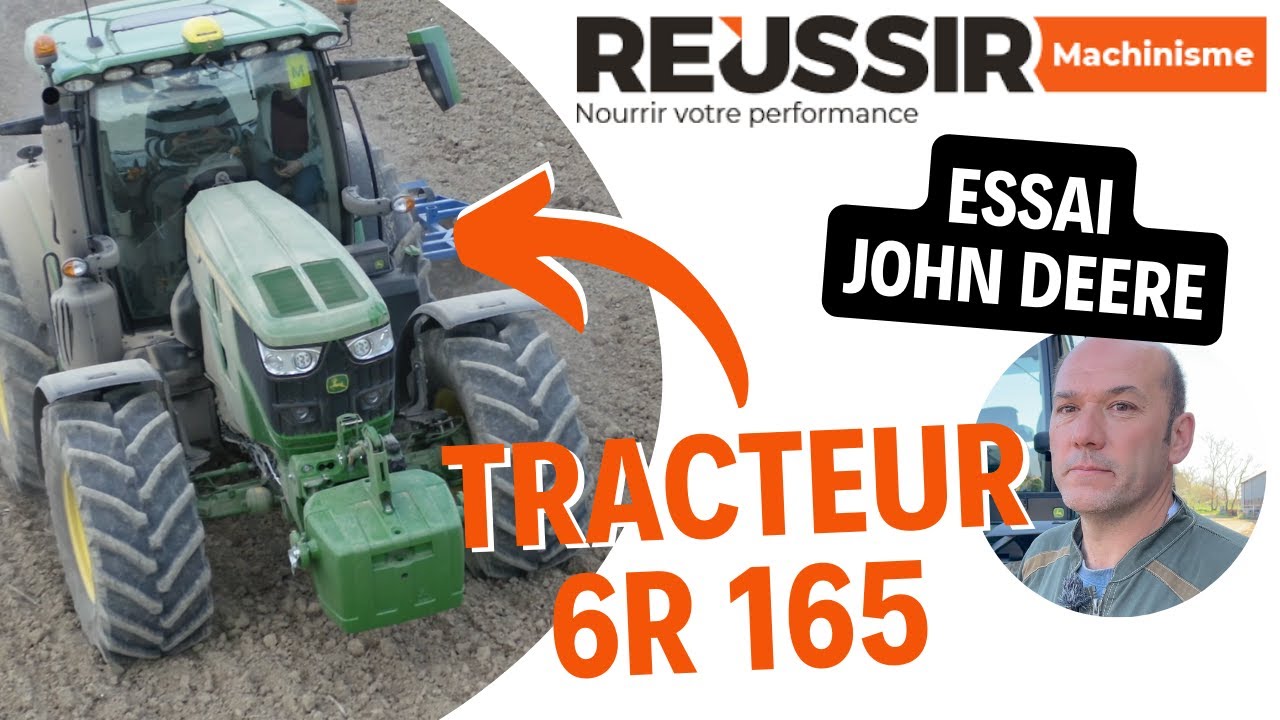 Essai du tracteur John Deere 6R 165