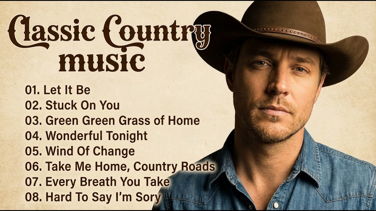 Let It Be, Baby Blue, Take Me Home Country Roads – Classic Country Music Timeless 60s, 70s, 80s