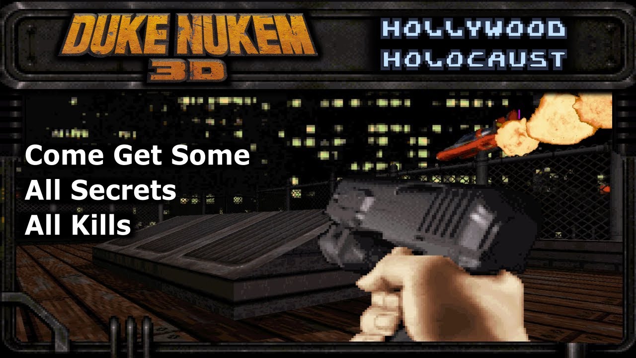 Duke Nukem 3D (100% Walkthrough) E1M1: Hollywood Holocaust