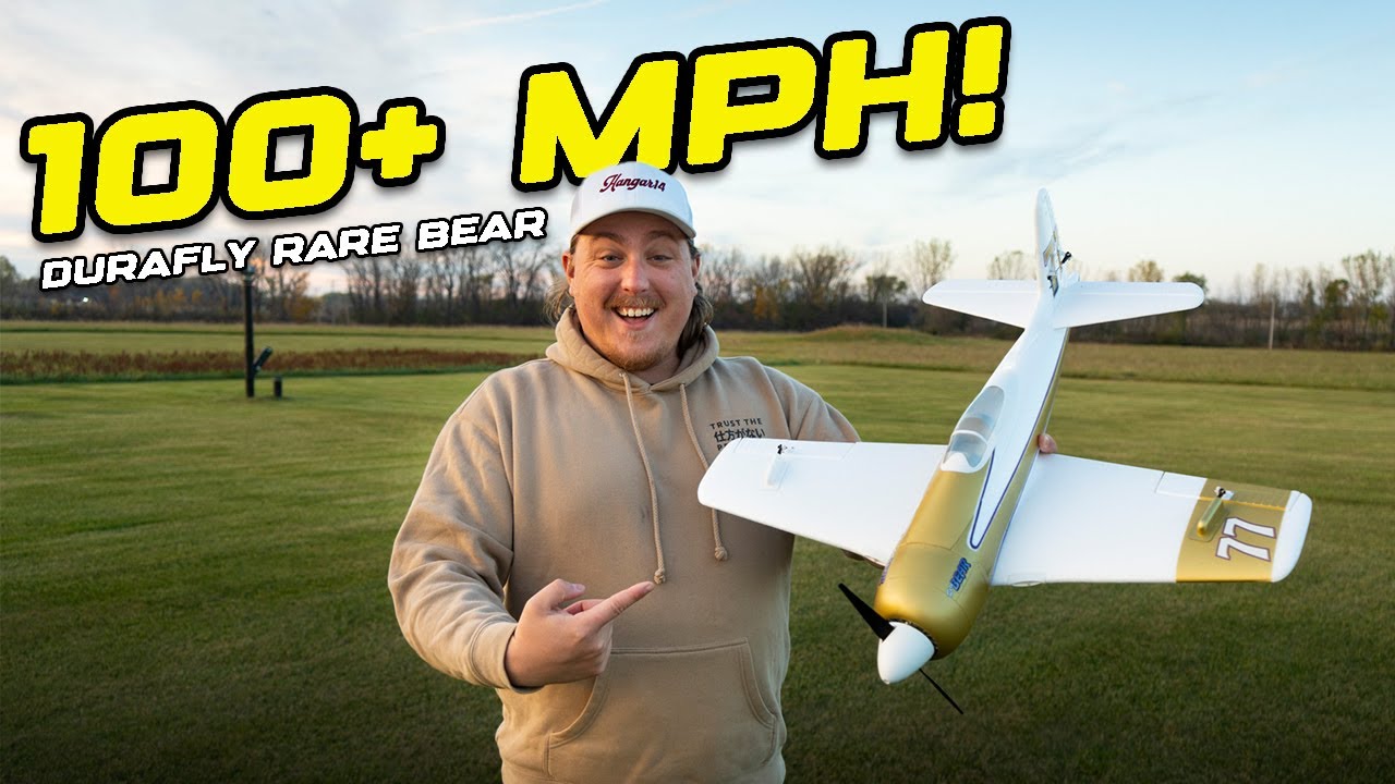Durafly Rare Bear — невероятно быстрый радиоуправляемый самолет!