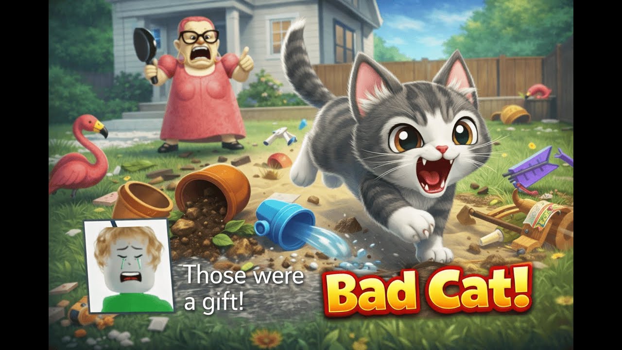I Destroyed the House as a Cat in Bad Cat 😂🔥