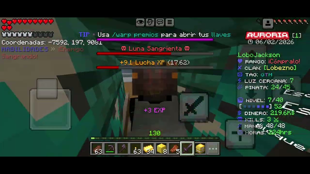 Farm luna sangrienta en minecraft bedrock auroria Maicol_31 