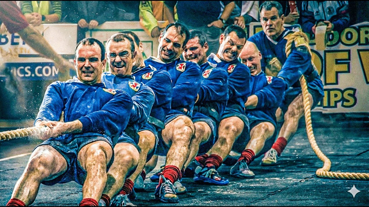 Testosterone vs Technique | Scotland vs Chinese Taipei | end was soo Dangerous #tugofwar
