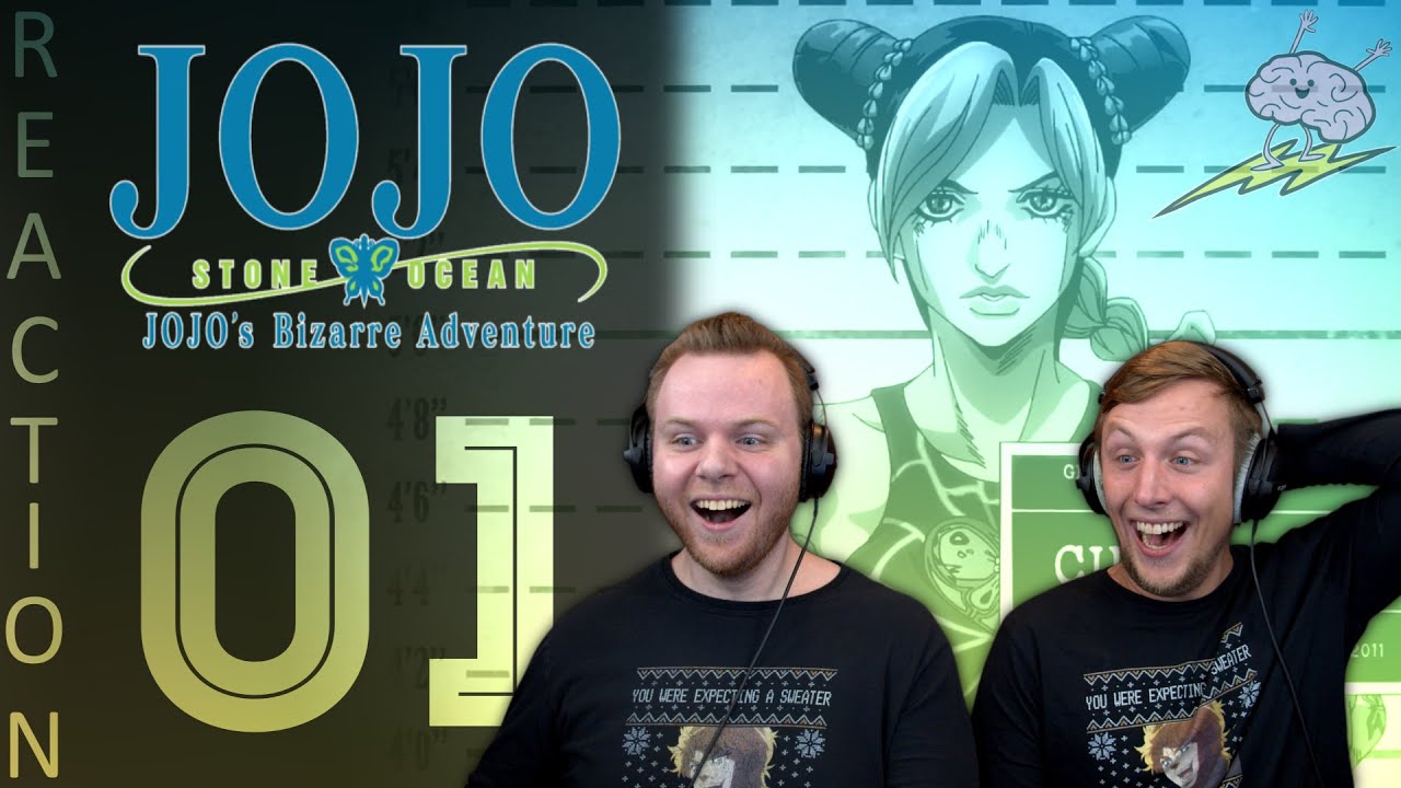 SOS Bros React - JoJo's Bizarre Adventure Part 6 Episode 1 - Stone Ocean!