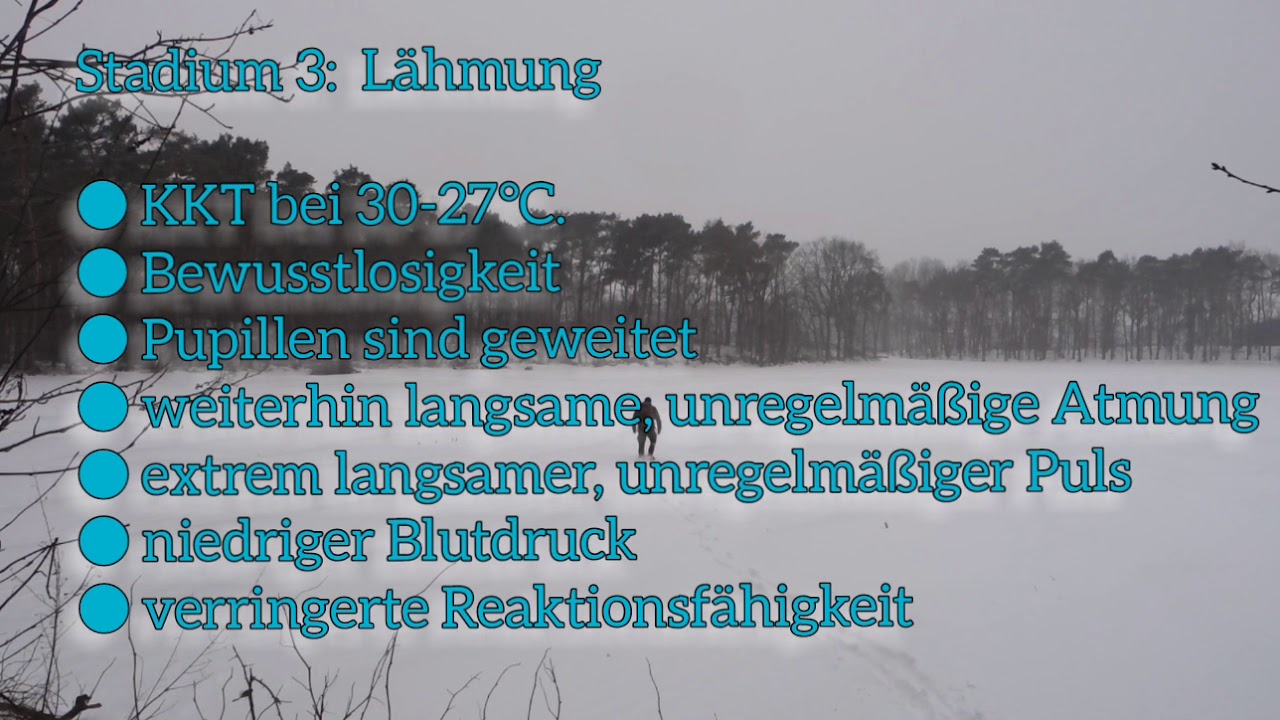 Crashkurs Medizin: Hypothermie [ Basiswissen | Grundkenntnisse | Erste Hilfe ]