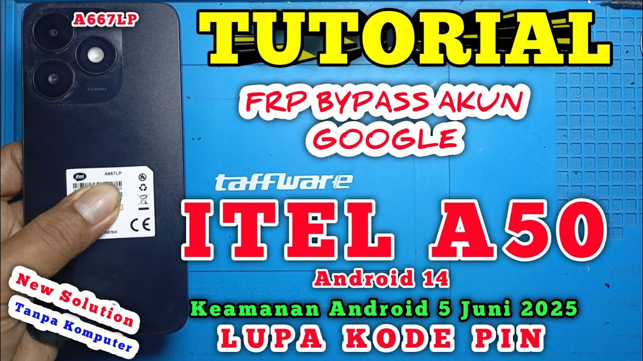 ✅ ITEL A50 LUPA KODE PIN ✅ ITEL A50 FRP BYPASS