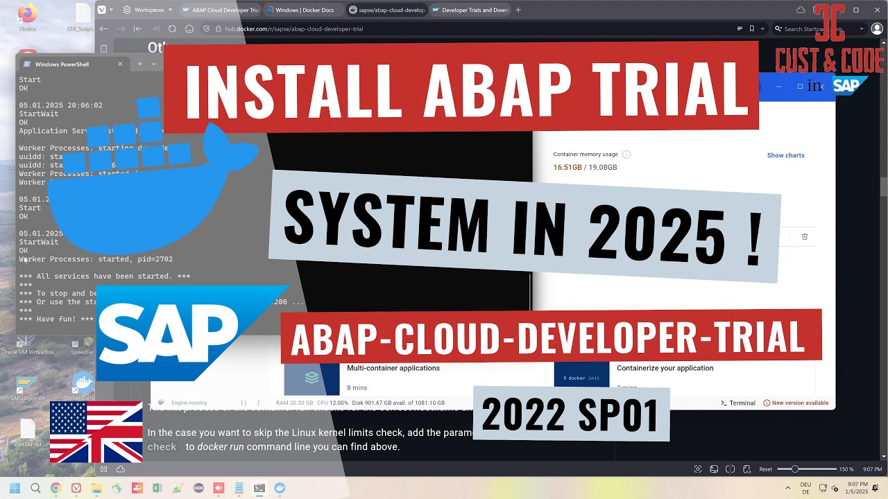 Install ABAP Trial System in 2025 - ABAP Cloud Developer Trial 2022 SP01 [english]