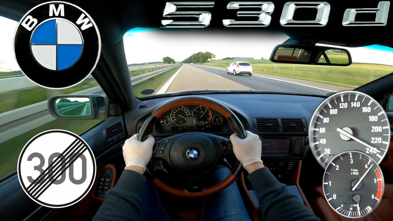 BMW E39 530d INDIVIDUAL TOP SPEED NO LIMIT AUTOBAHN GERMANY