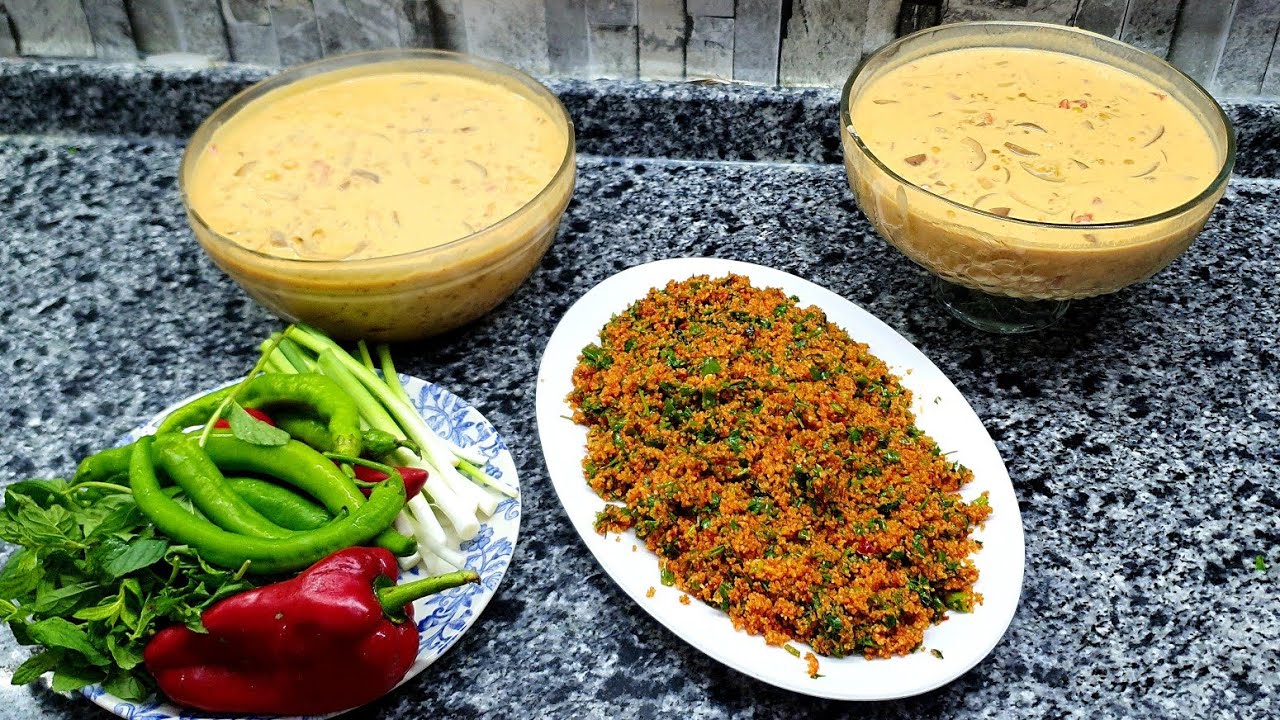 طبخة بورانية اكلة كردية طيبة مع دونك