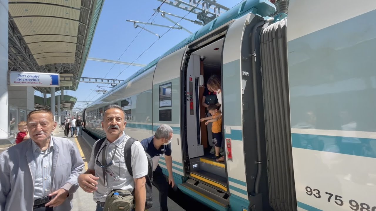 TRAIN TRAVEL IN TURKEY: YHT From Ankara to Konya