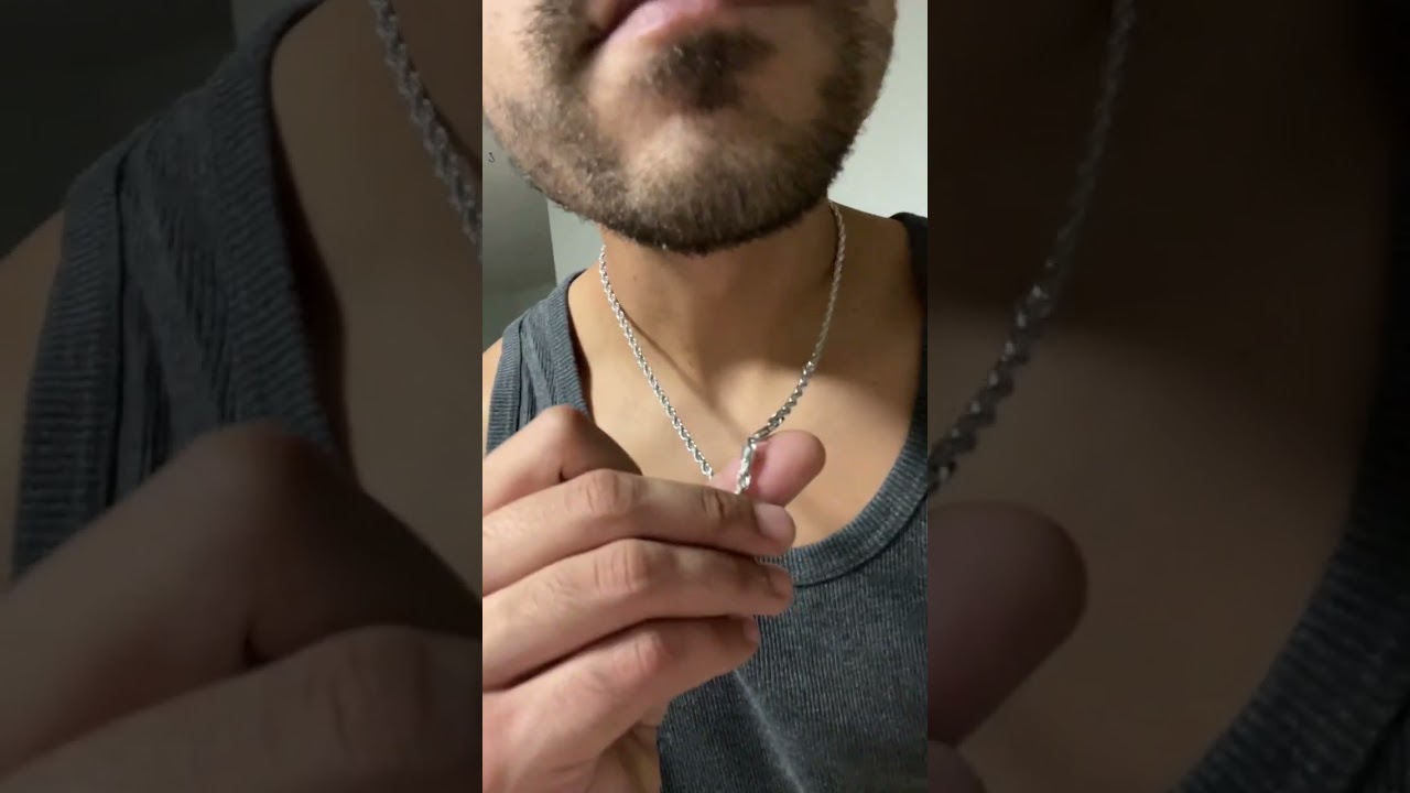 JAXXON SILVER ROPE CHAIN - 4mm for $105!