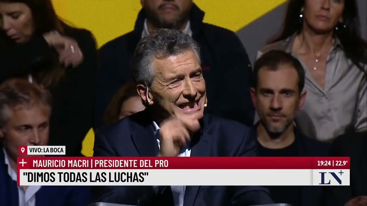El discurso completo de Mauricio Macri en el acto de relanzamiento partidario del PRO