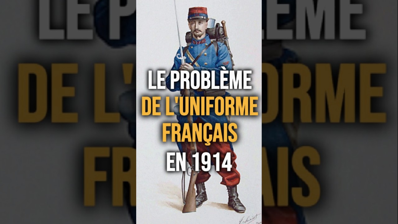 L'uniforme des soldats fran&ccedil;ais en 1914 ##history #culture #ww1