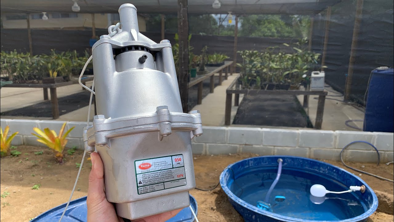 Instalando a BOMBA D’ÁGUA de IRRIGAÇÃO do meu ORQUIDÁRIO