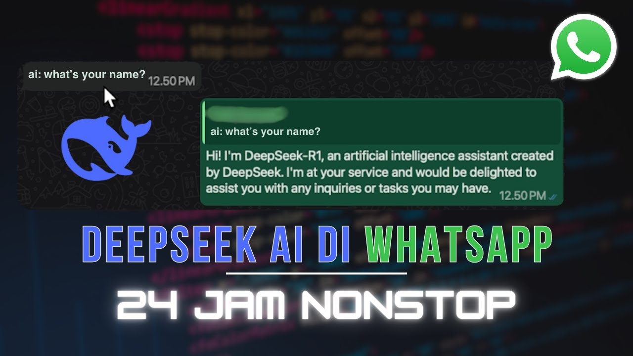 Konsep Integrasi BOT WHATSAPP Pake AI Deepseek