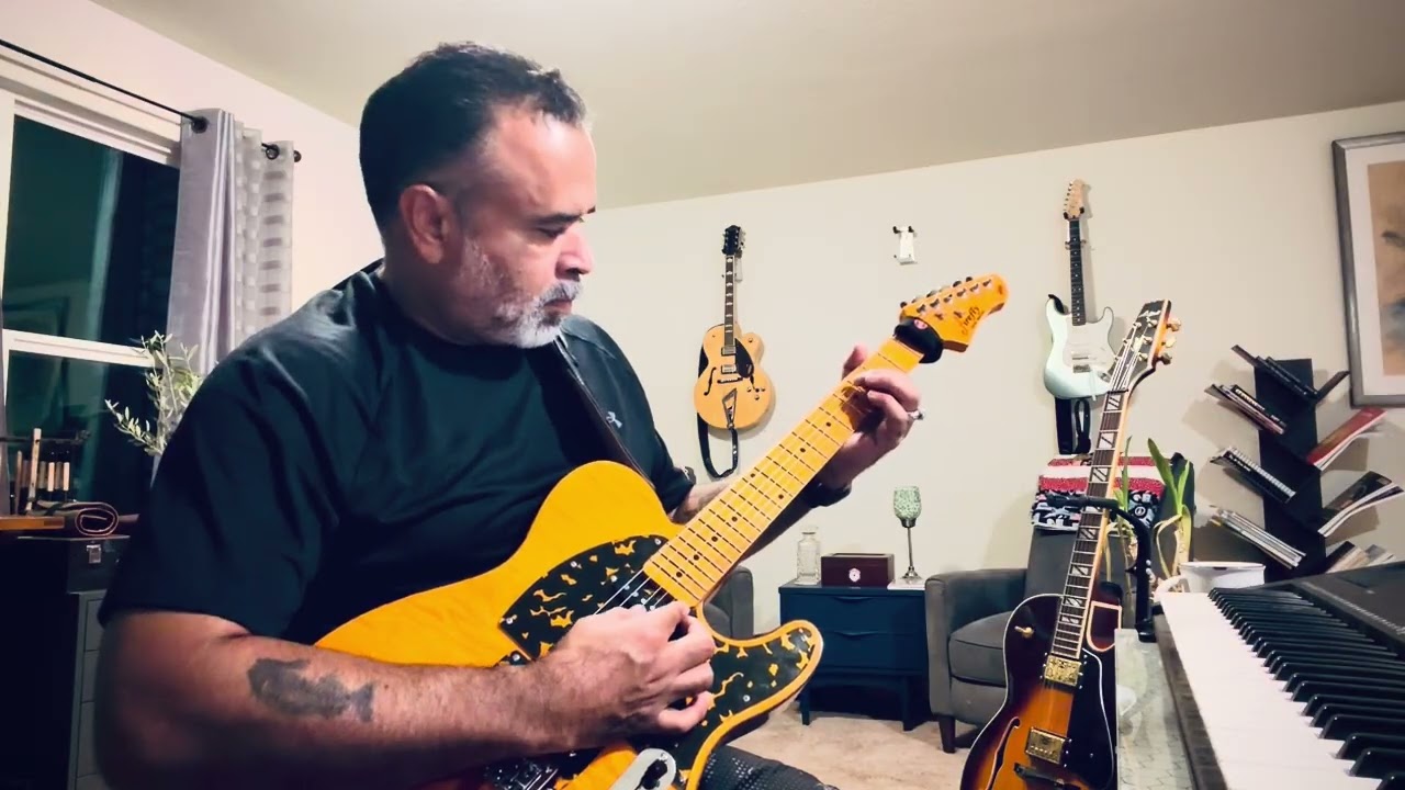 Autumn Leaves practice - Firefly madcat guitar - jazz lessons - module 3