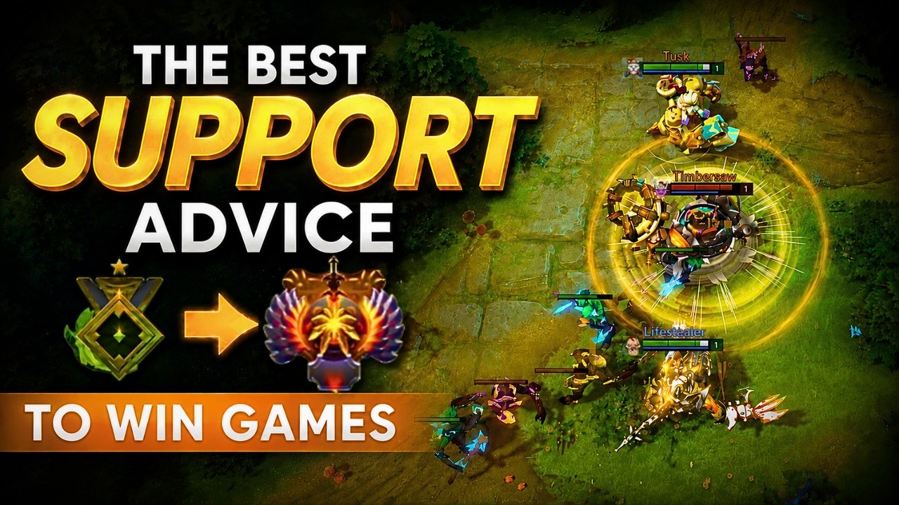 How to Play Support & WIN More Games - Dota 2 Guide