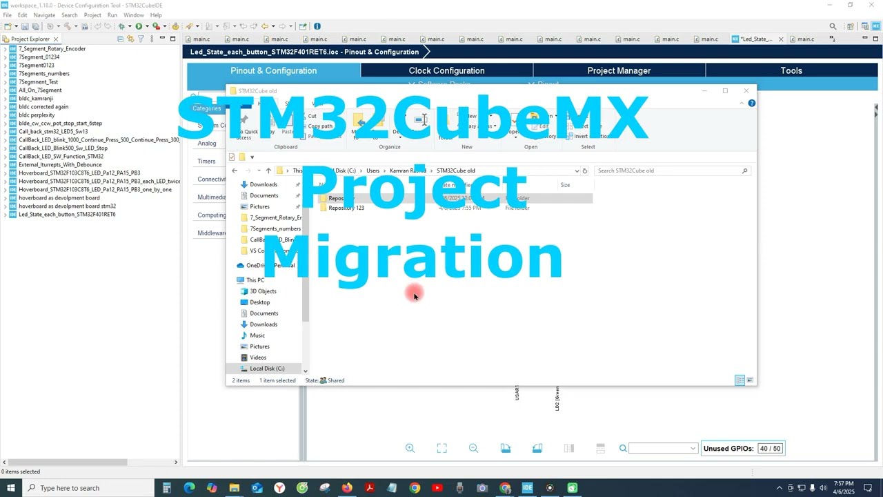 STM32Cube  Project Migration