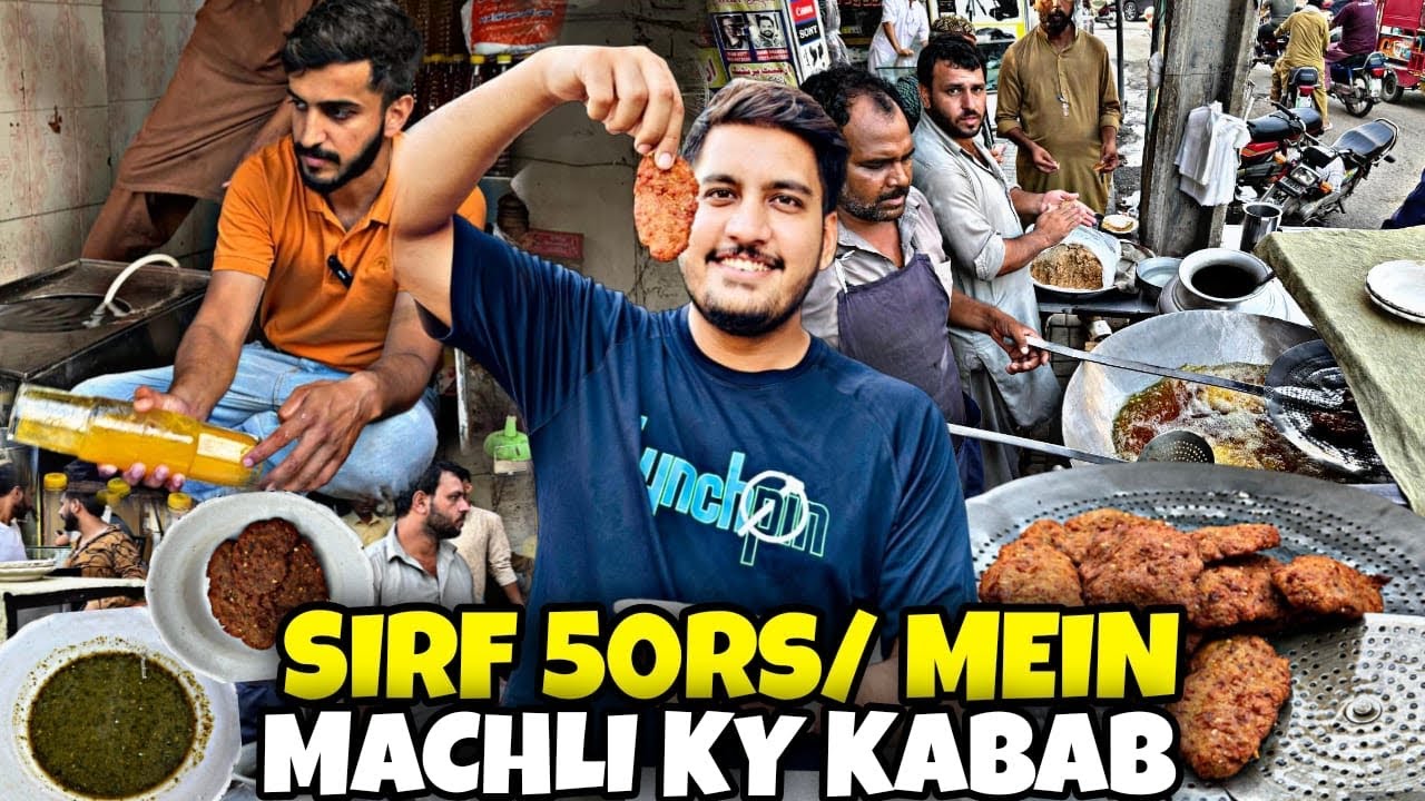 35-Year-Old Famous Fish Kebab & Refreshing Summer Drink in Gawalmandi Lahore | Street Food Tour. 