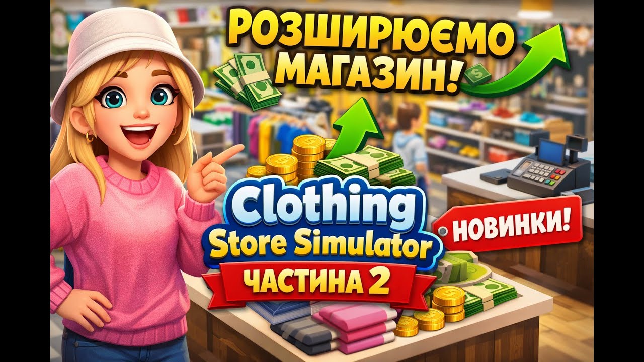 👕 Clothing Store Simulator — Частина 2 | Розширюємо магазин та заробляємо більше 💸